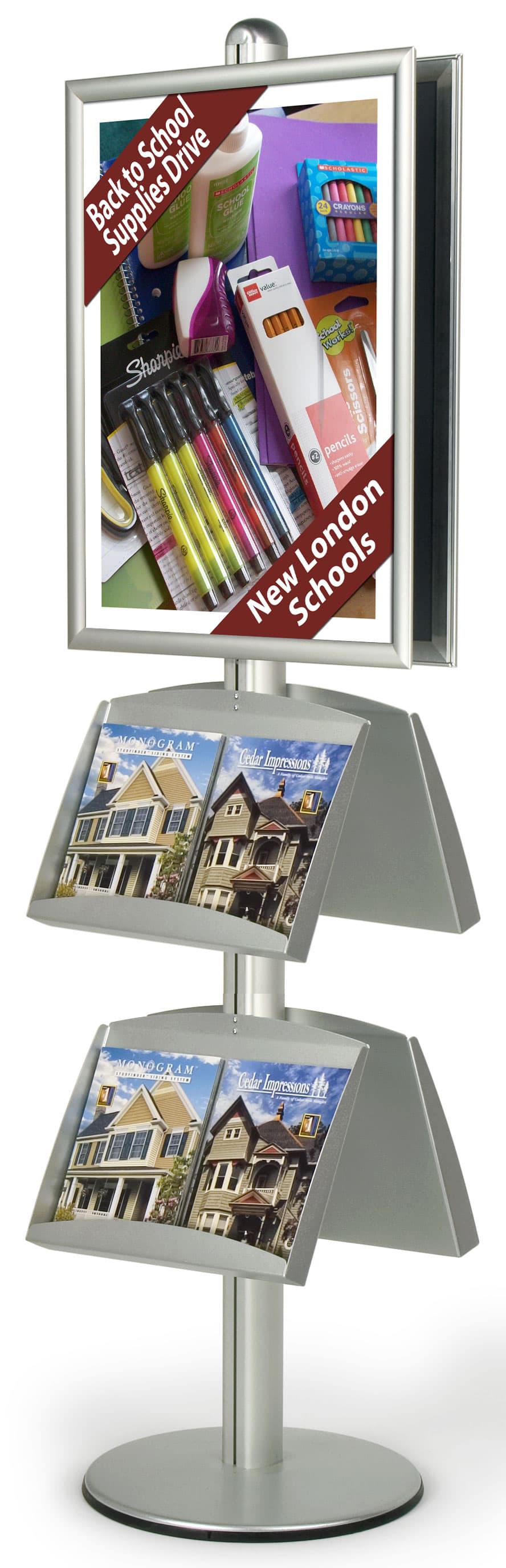 FORTE Poster Literature Display: (2) 22" x 28" Posters And (4) Literature Holders