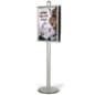 Floor Standing Poster Holder, Snap Open Frames, Double-Sided