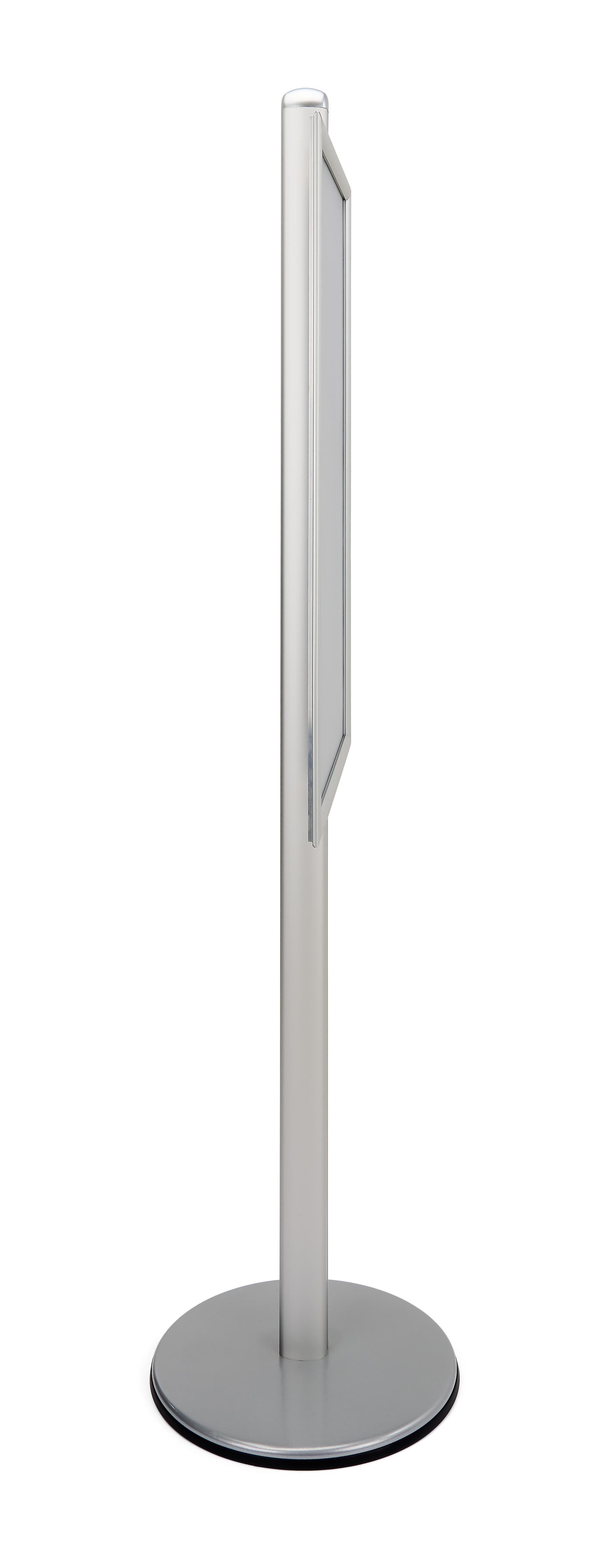 Sign stand with slim profile