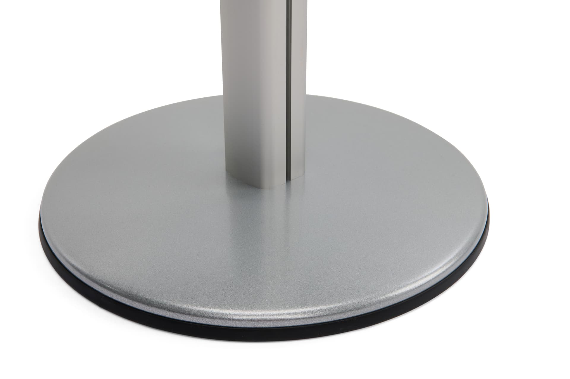 Sign stand with round base