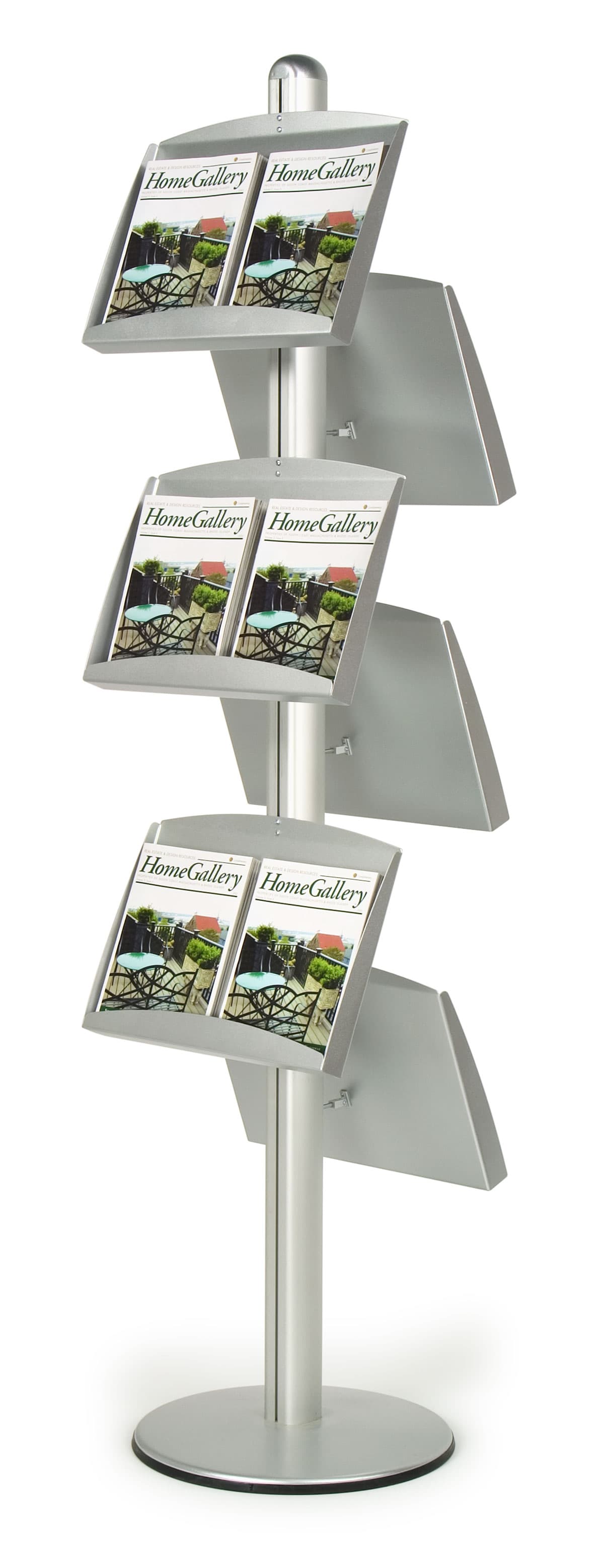 Double-sided Literature Stand