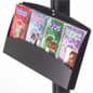 Brochure Tray for FORTE and BRAVA Series Floor Stands, 4", Open Shelf