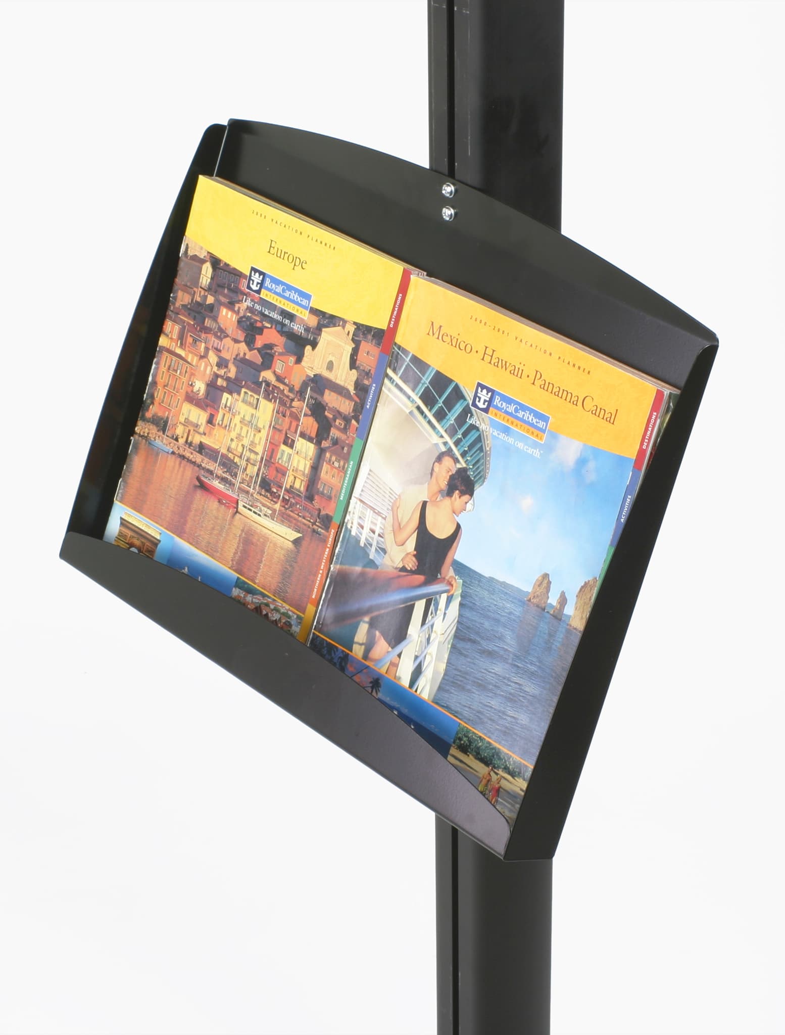 Magazine Display for Poles