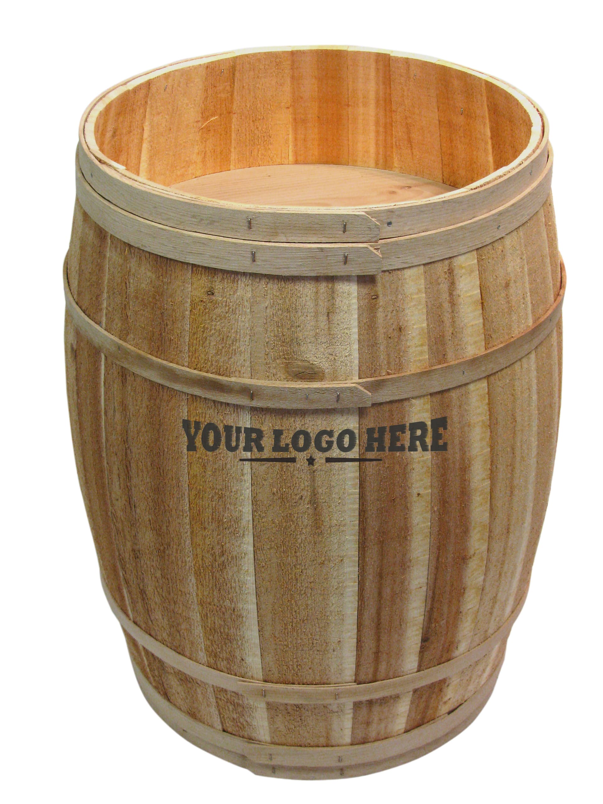 Custom Retail Display Barrel | Northern White Cedar | Displays2Go
