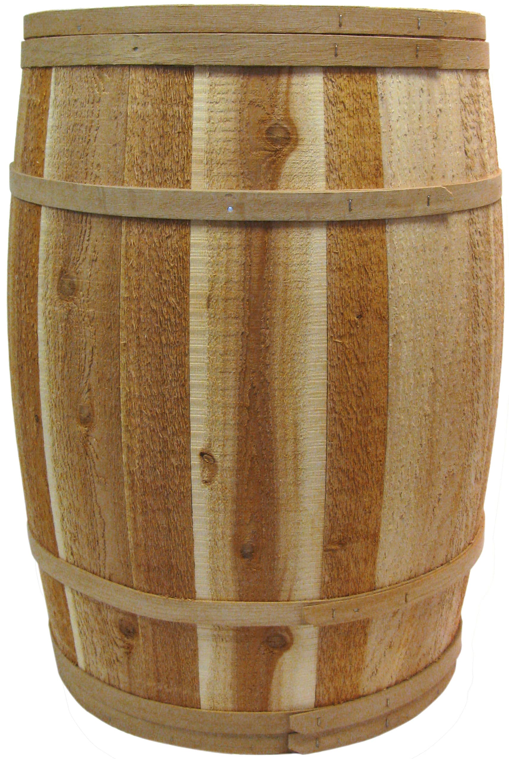 Covered Cedar Barrel