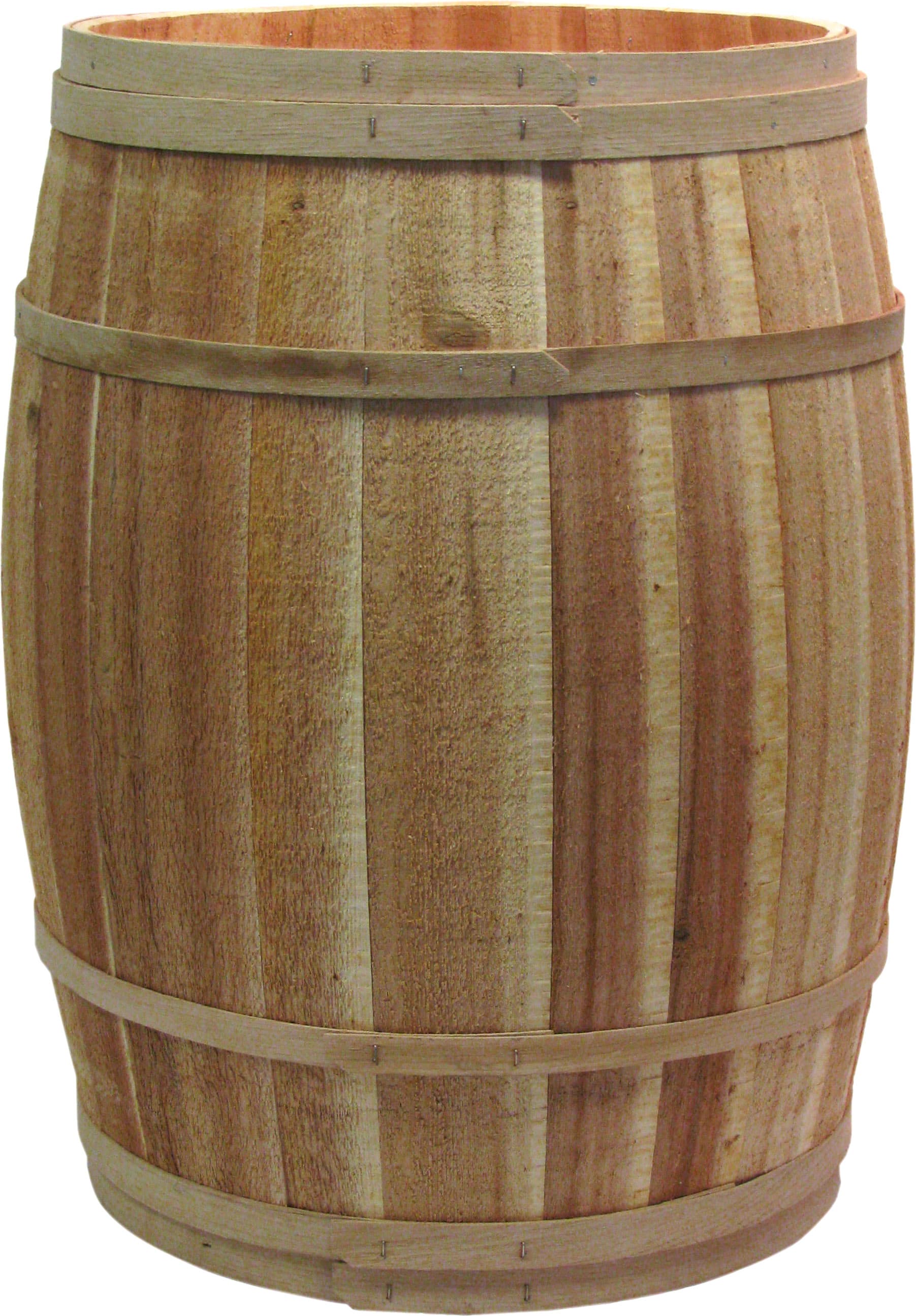 Covered Cedar Barrel