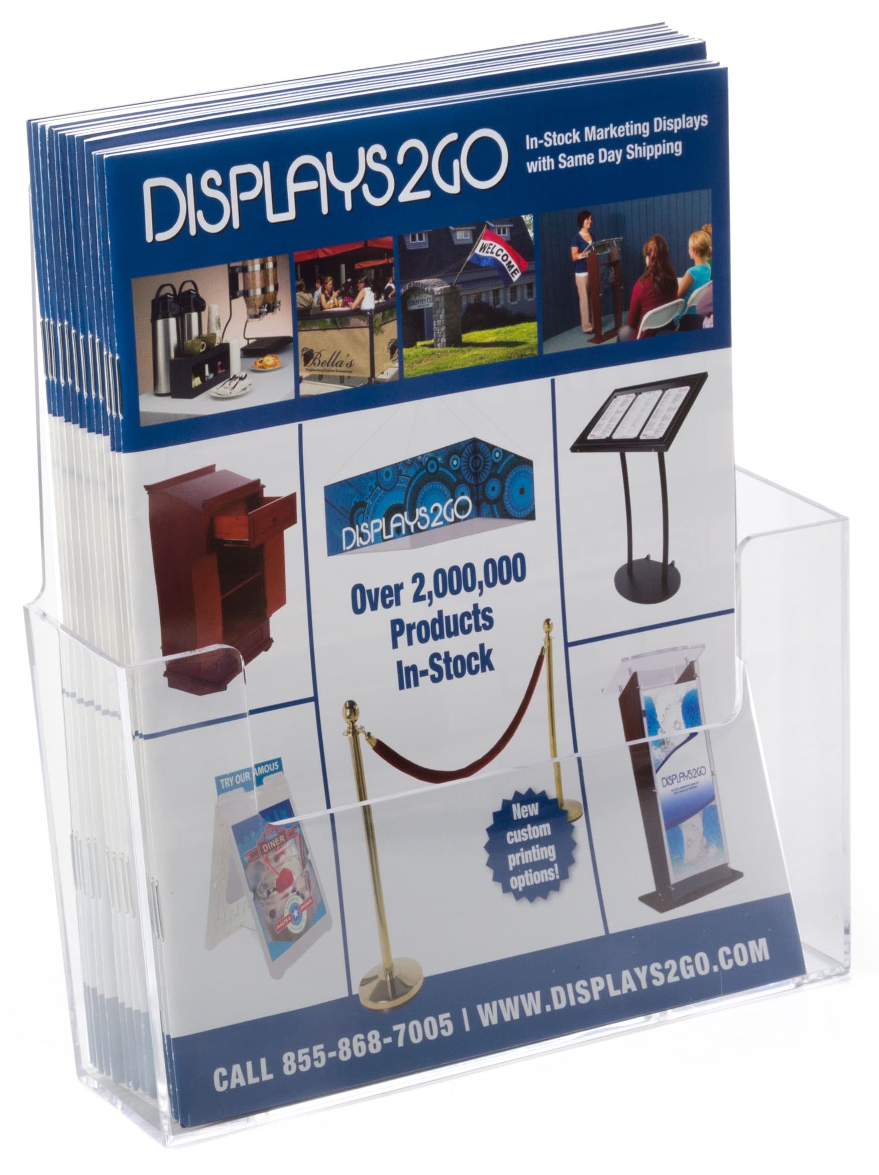 Clear Plastic Literature Holder