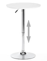 White Bar Table