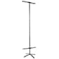 Banner Stand with Custom Graphic, Adjustable Height, Portable - Black