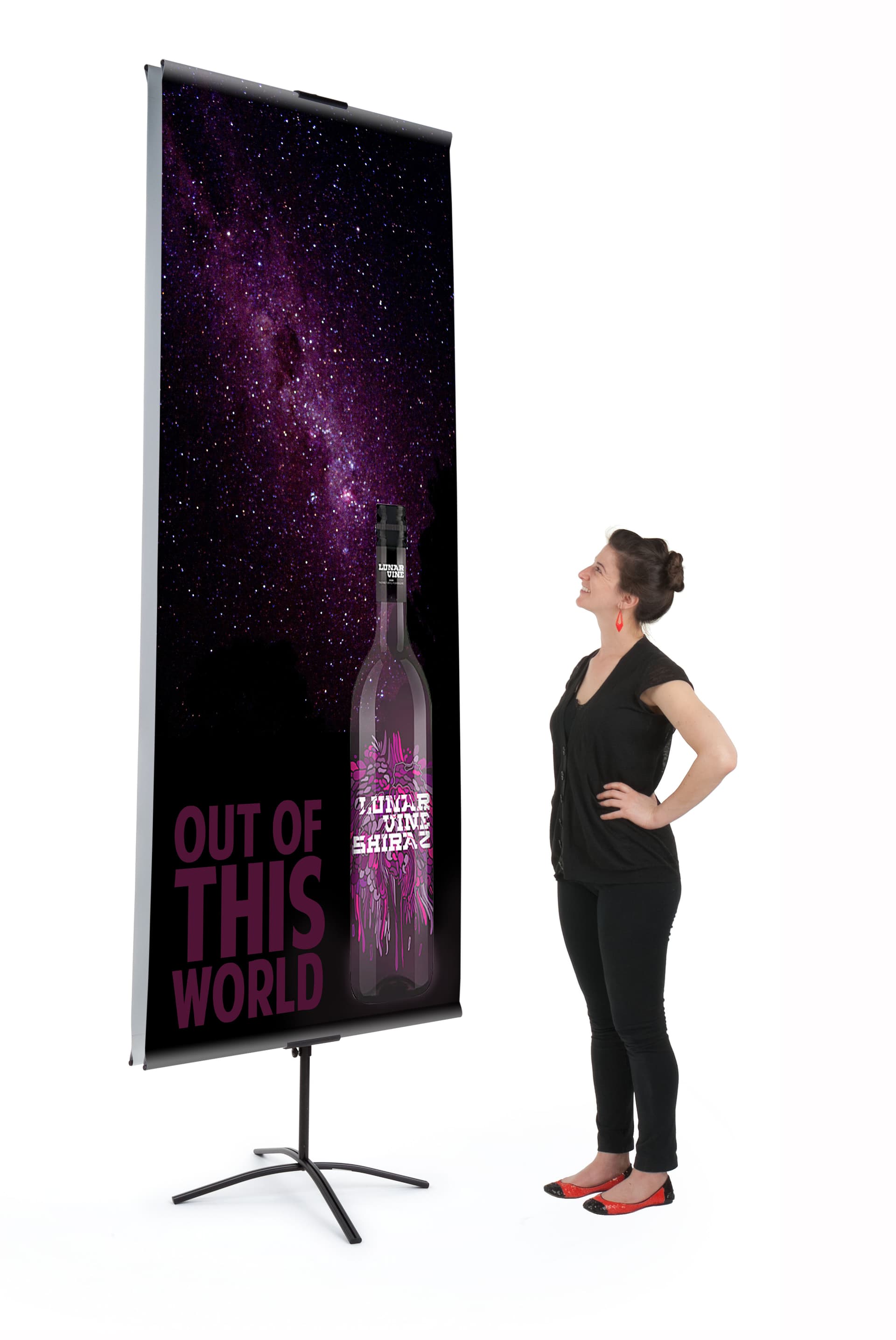 Telescoping Banner Stands