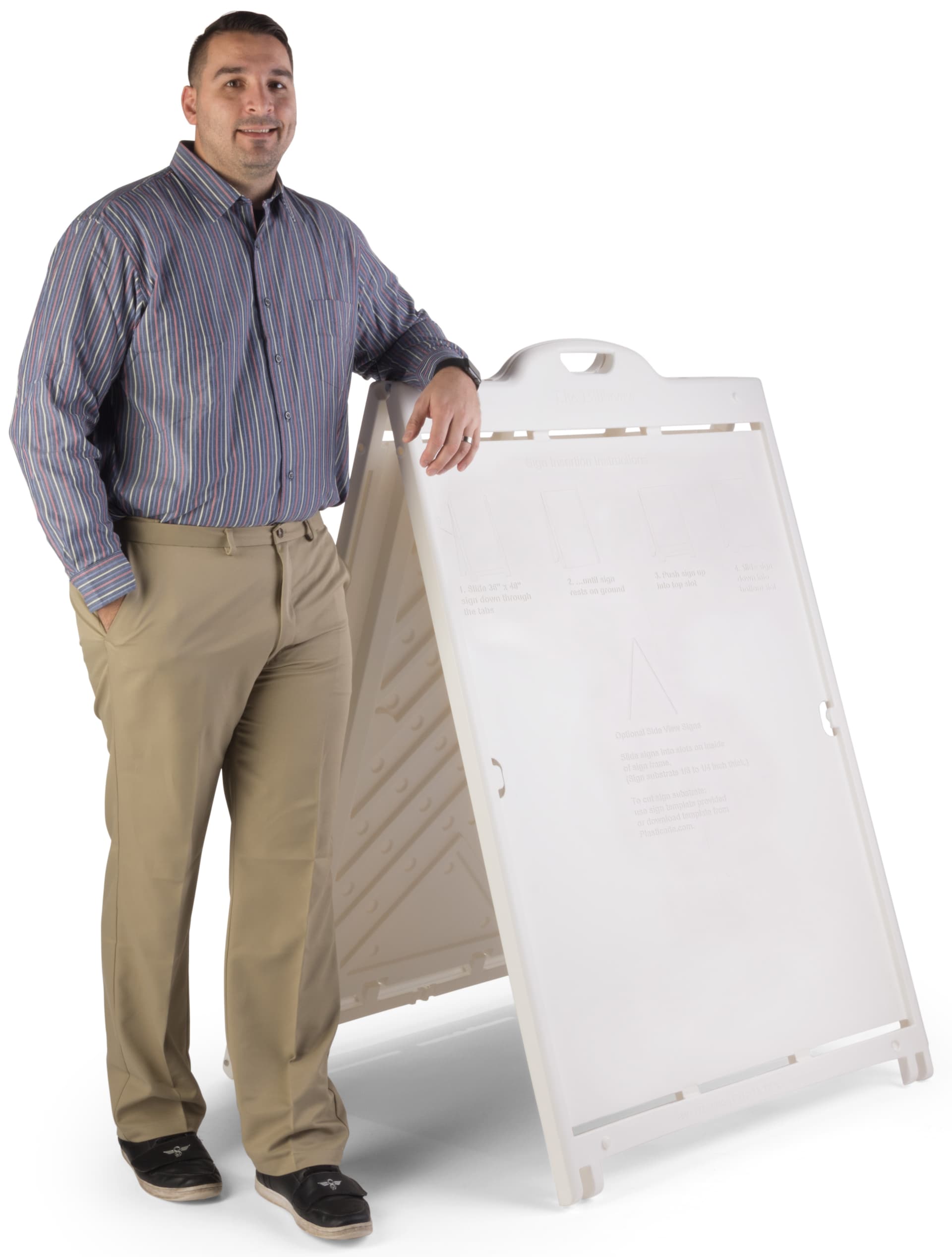 36 x 48 Sandwich Board with Wheels