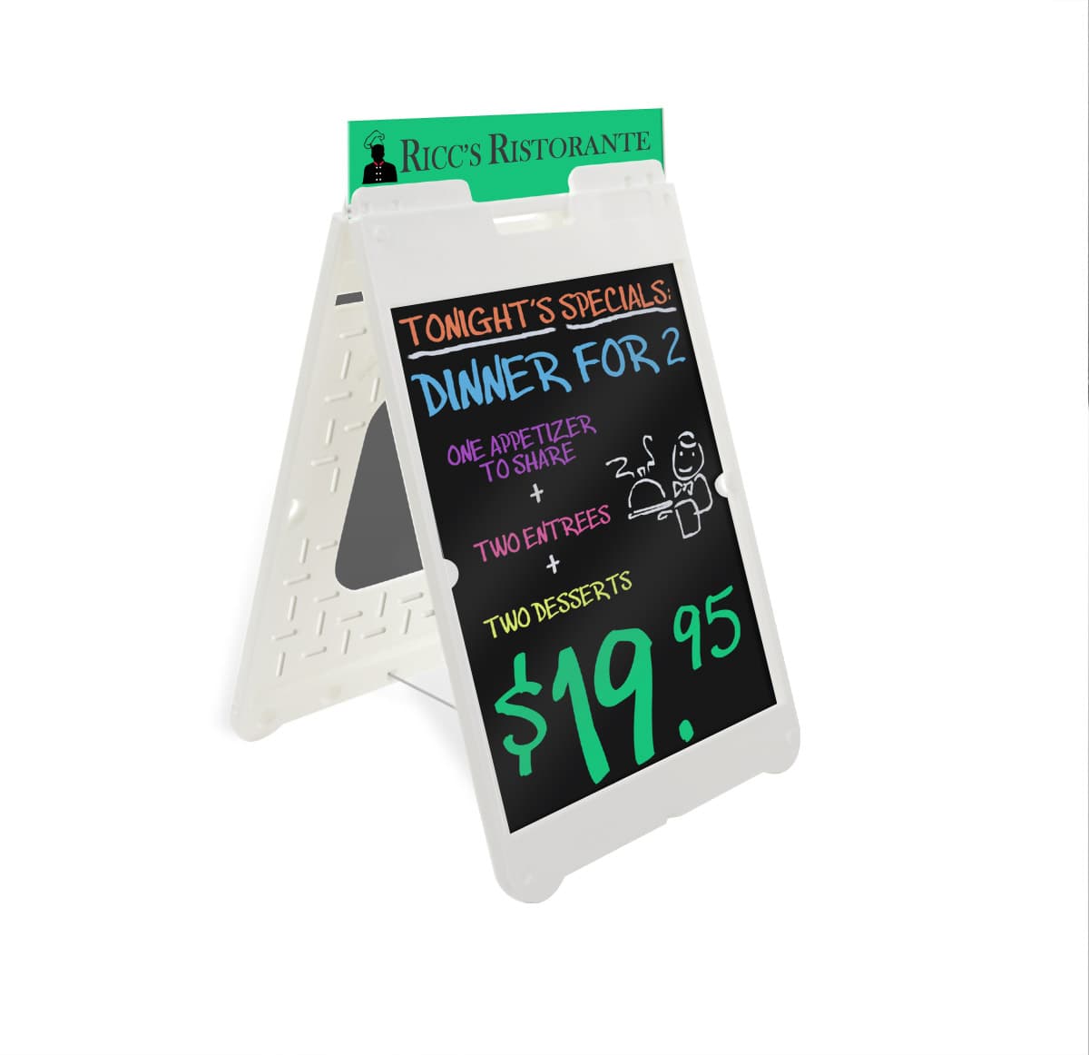 Plastic A-Frame Signs