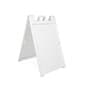24" x 36" A-Frame Sidewalk Sign Stand, Double Sided, Fillable Base, Non-Glare Lenses