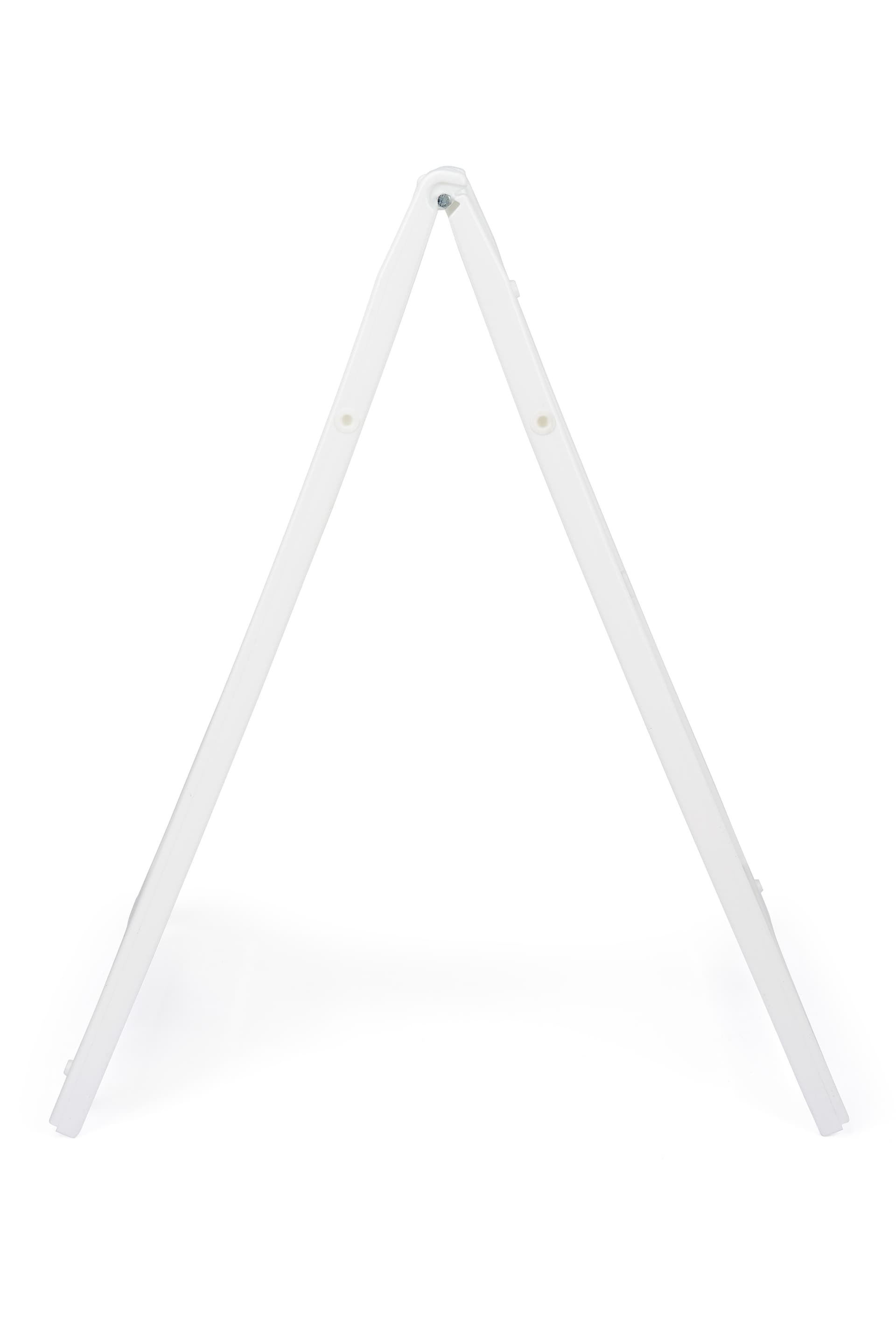 Outdoor signs in white color