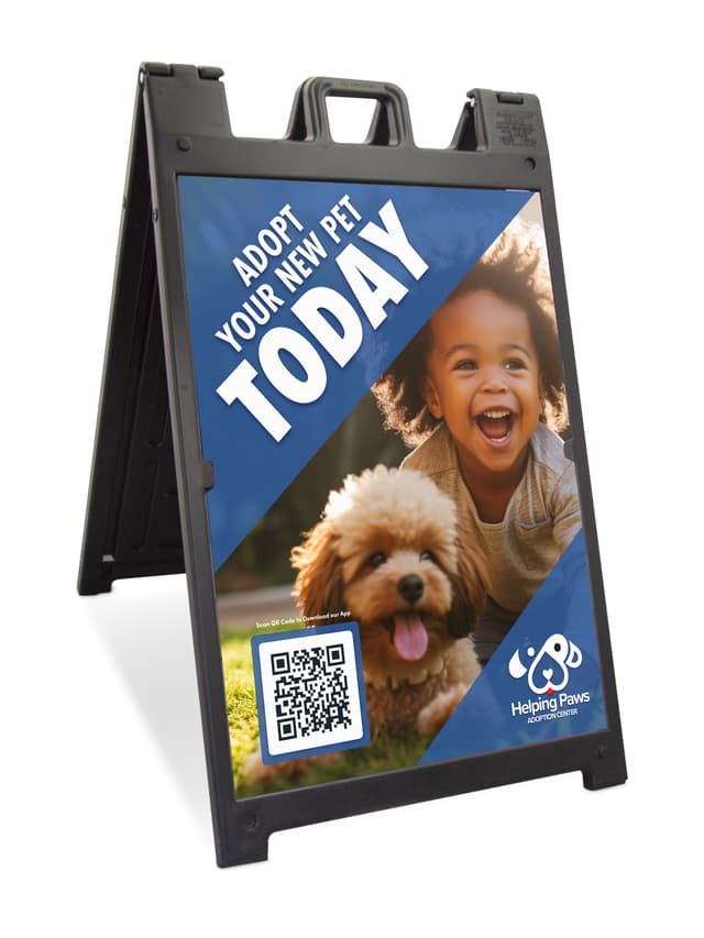 24 x 36 Plastic Signs | Inserts & Lenses Included | Displays2Go