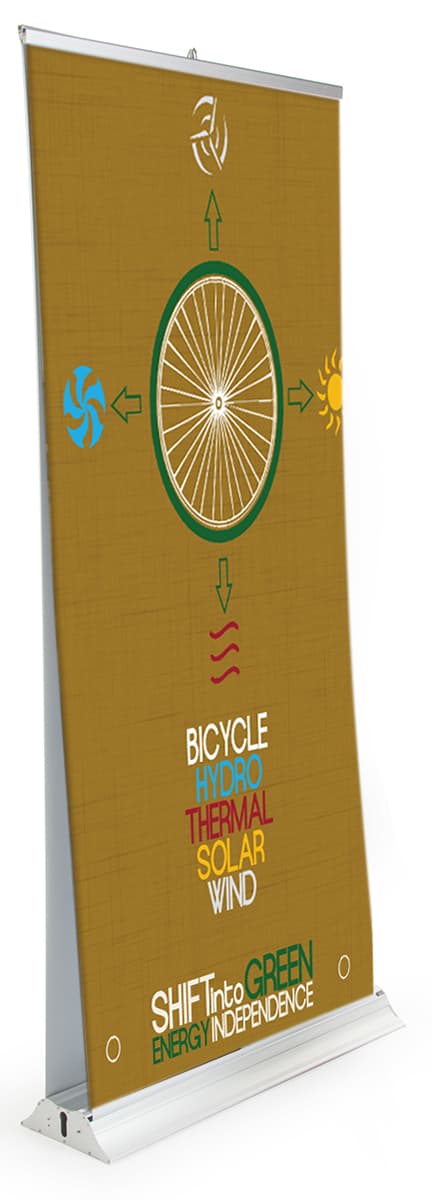 Double Sided Retractable Banner Stand