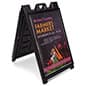 24" x 36" A-Frame Sidewalk Sign Stand, Double-Sided, Fillable Base - Multiple Colors