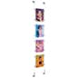 Sign Holders with Wall Mount Cable - Clear