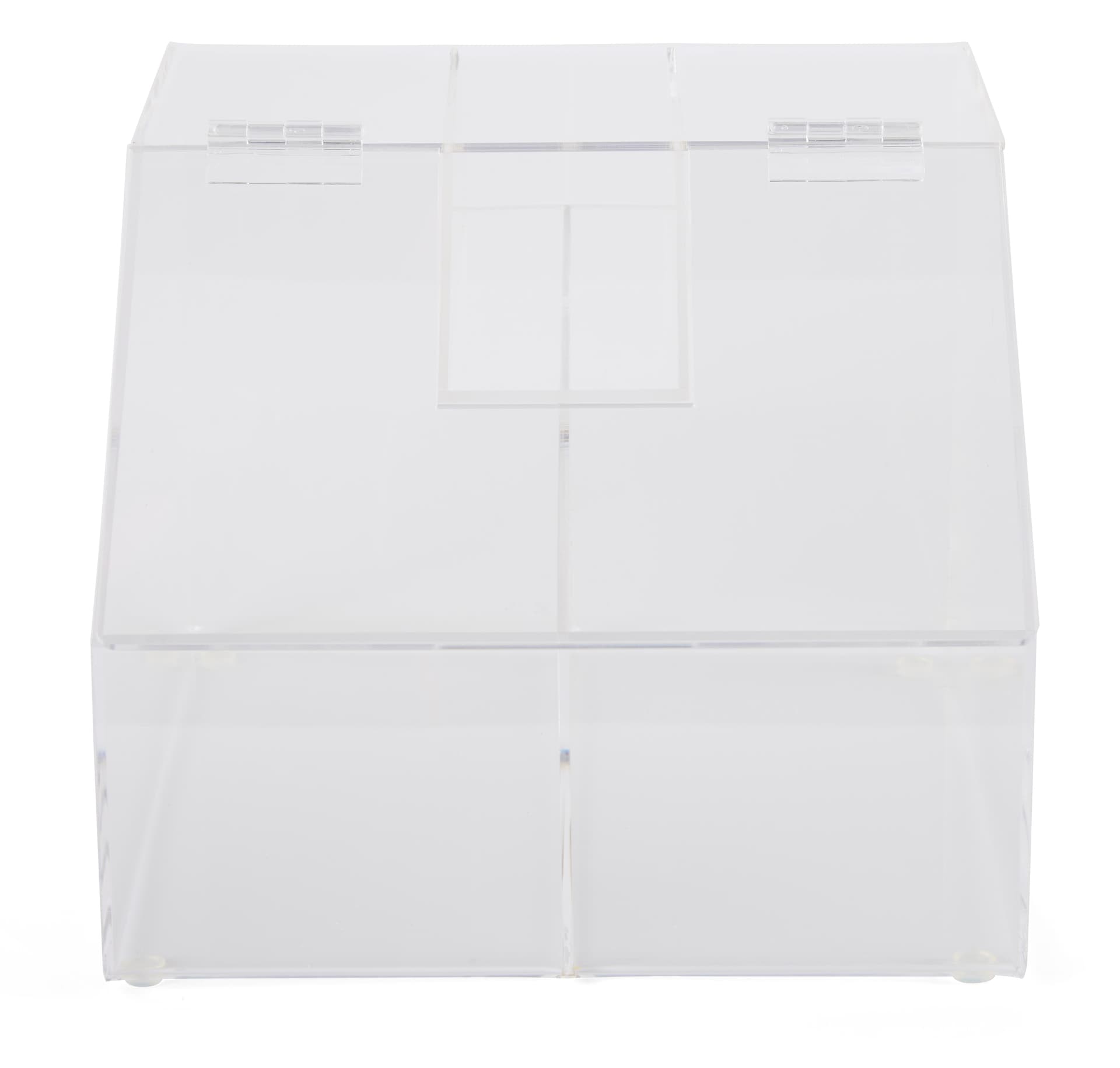 Acrylic candy bin with countertop placement
