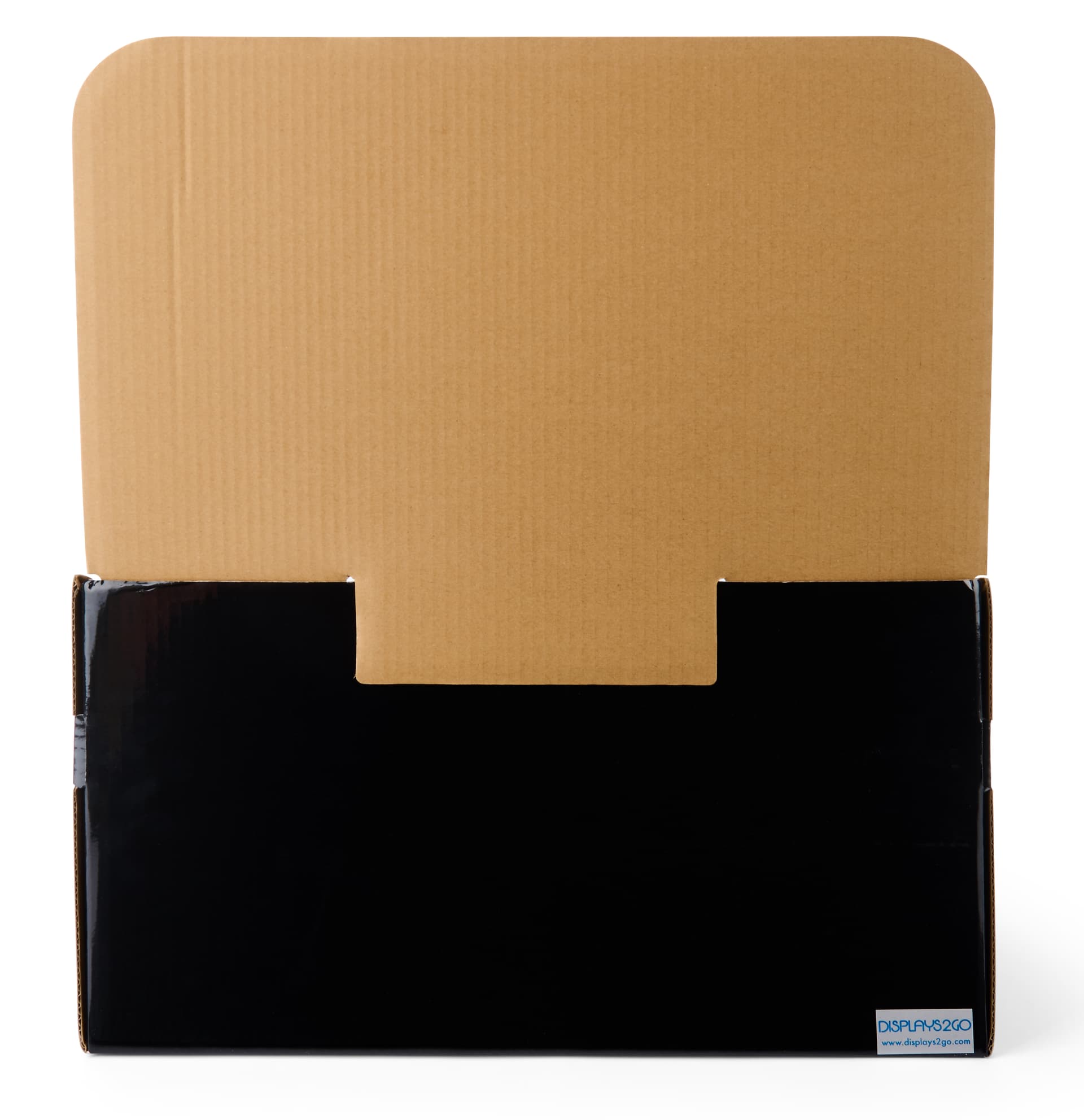 Corrugated pop displays with cardboard materials