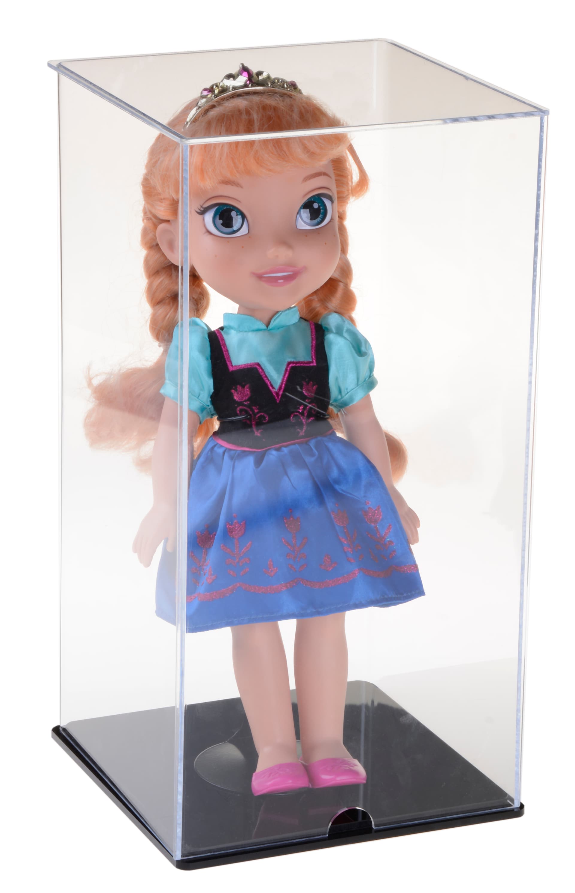 Acrylic Doll Display Case w/Doll
