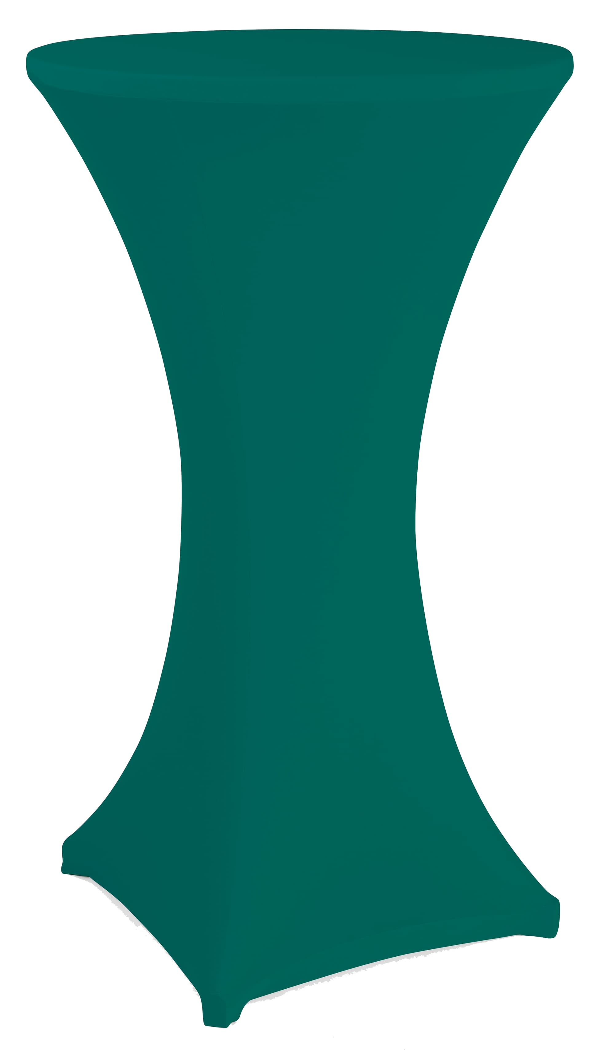 Forest green stretch highboy cover with reinforced foot pockets