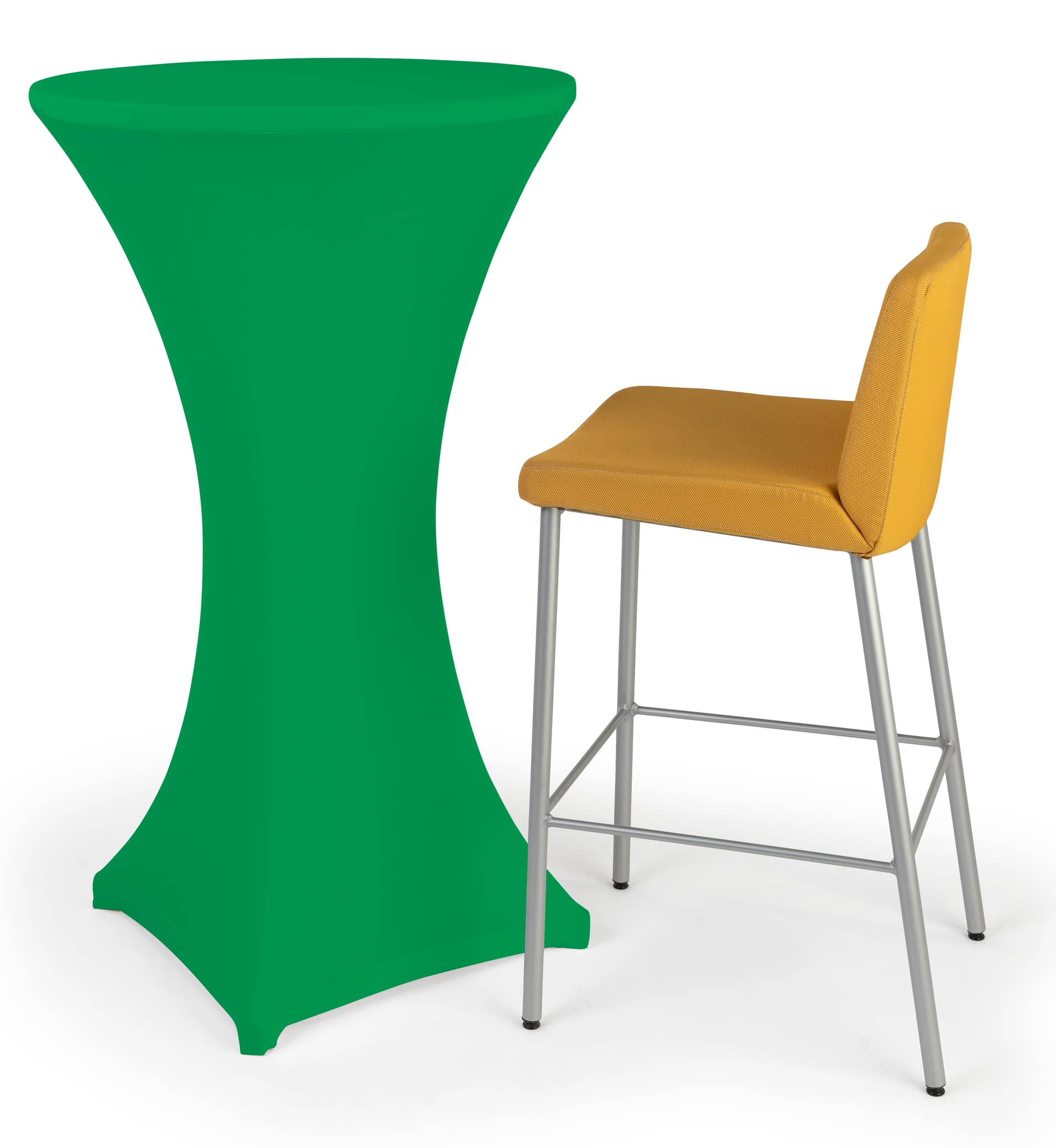 Kelly green stretch highboy cover with easy cleaning in the washing machine