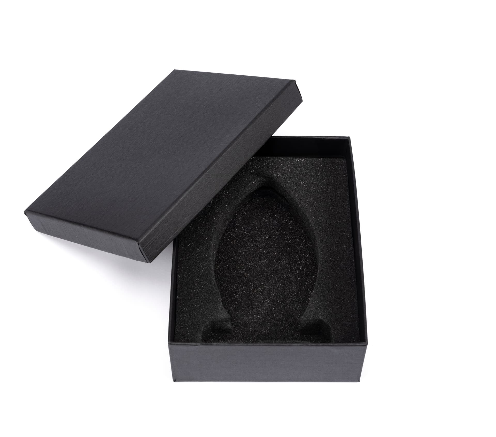 Custom glass recognition award with protective foam gift box