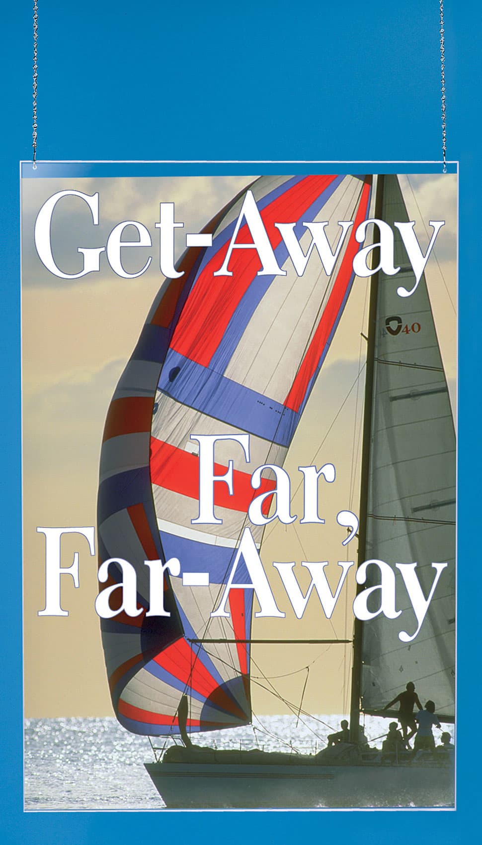 Hanging Poster Displays Holds 24" x 36"