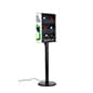 Cell Phone Charging Station, Wall Mounted or Floor Standing w/ Stock Graphics- Black