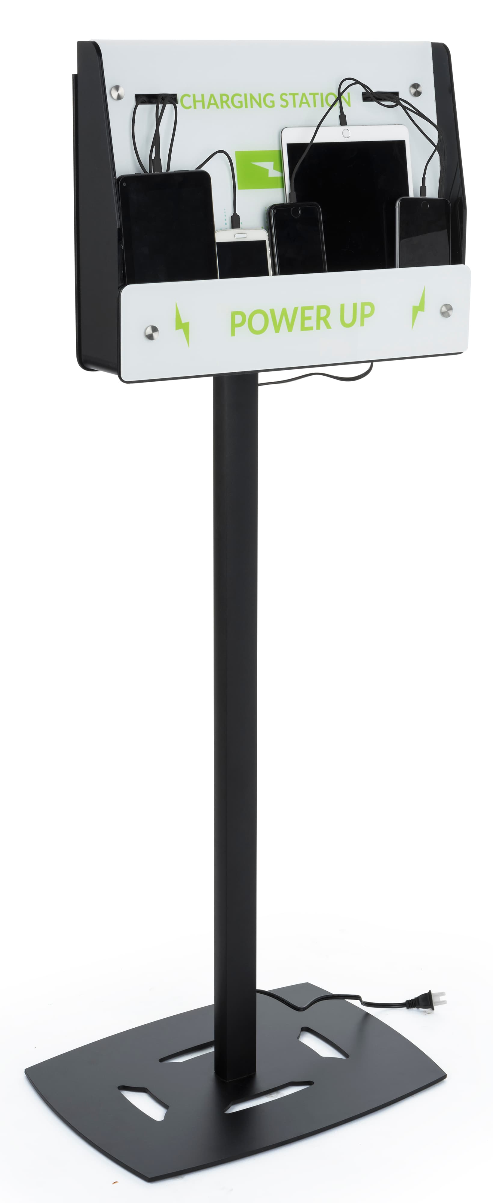 Floor Standing Mobile Charging Stand for Tablets