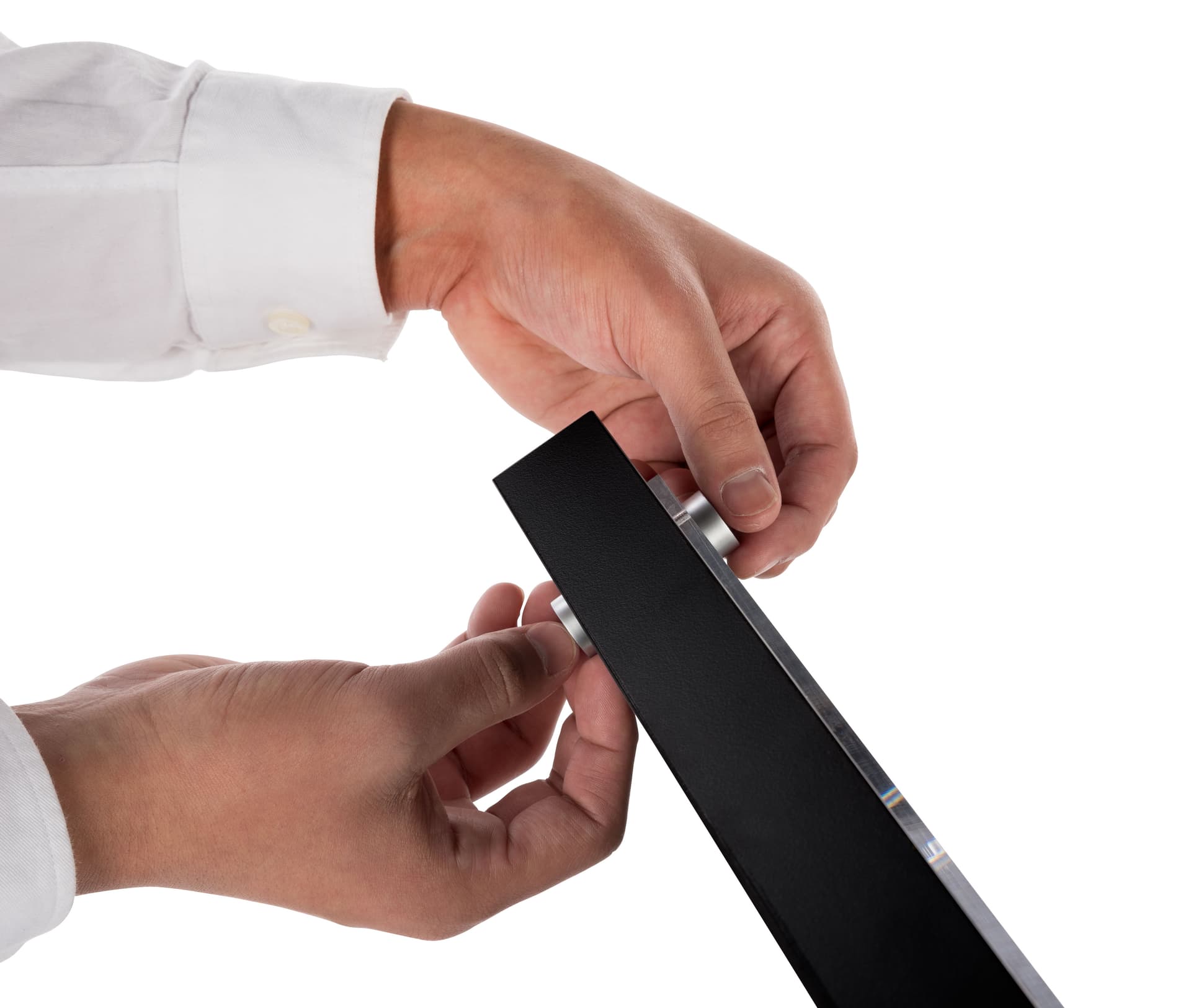 mobile charging station with floor sign holder is easy to set up