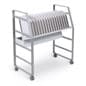 Tablet Charging Cart w/ Multi-Device Capacity, Wheels - White