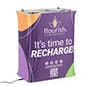 Popup Charging Counter w/ 8 Cables, 1 Wireless Pad, Custom Graphics - Black