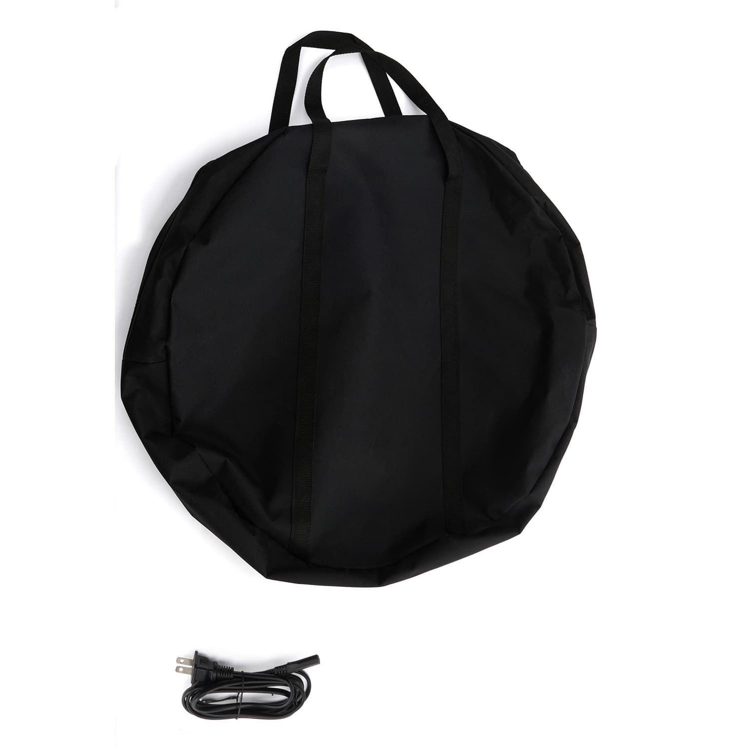 Mobile device charging table with carrying bag
