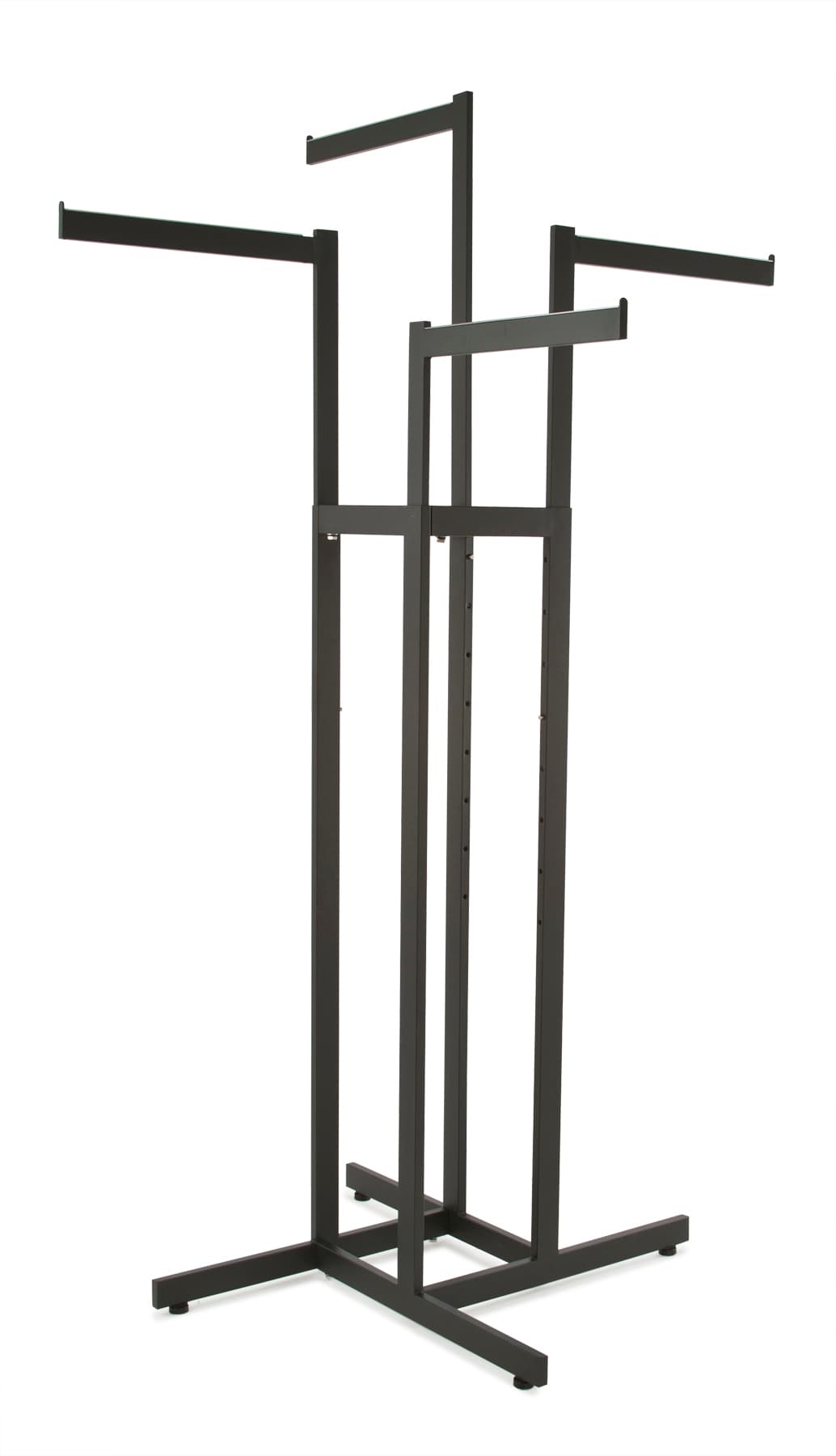 4 way clothing rack with steel frame construction