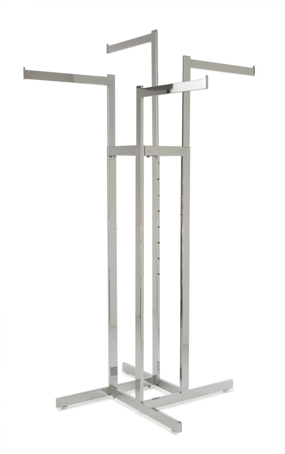 4 way clothing rack with steel frame construction
