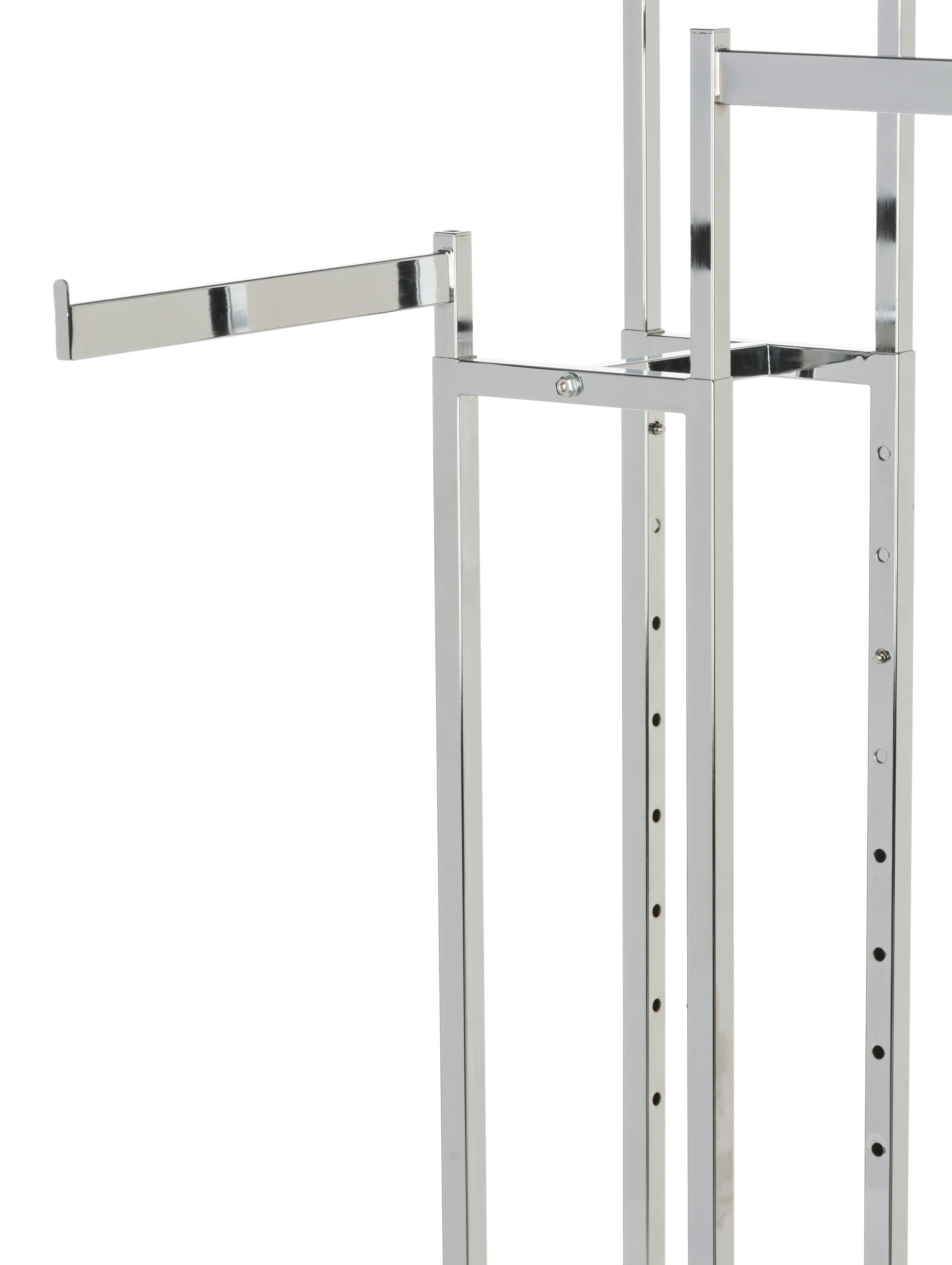 Height Changing 4-Way Clothing Rack