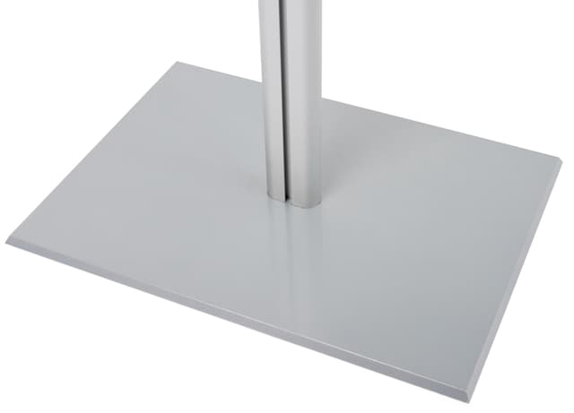 Basic Lectern | Clear Acrylic Top Platform & Silver Accents | Displays2Go