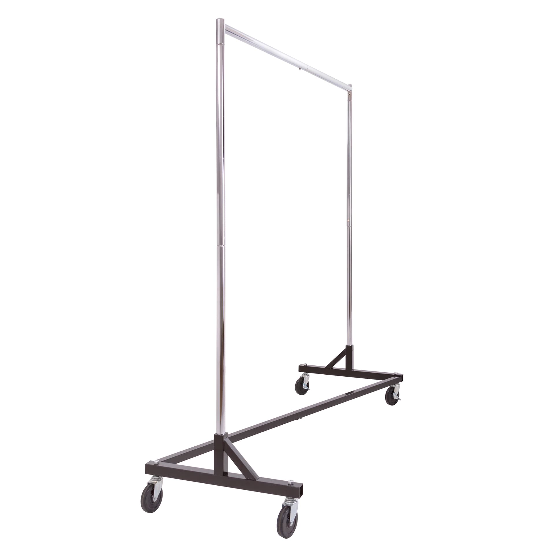 Z garment rack with 200 pound weight capacity