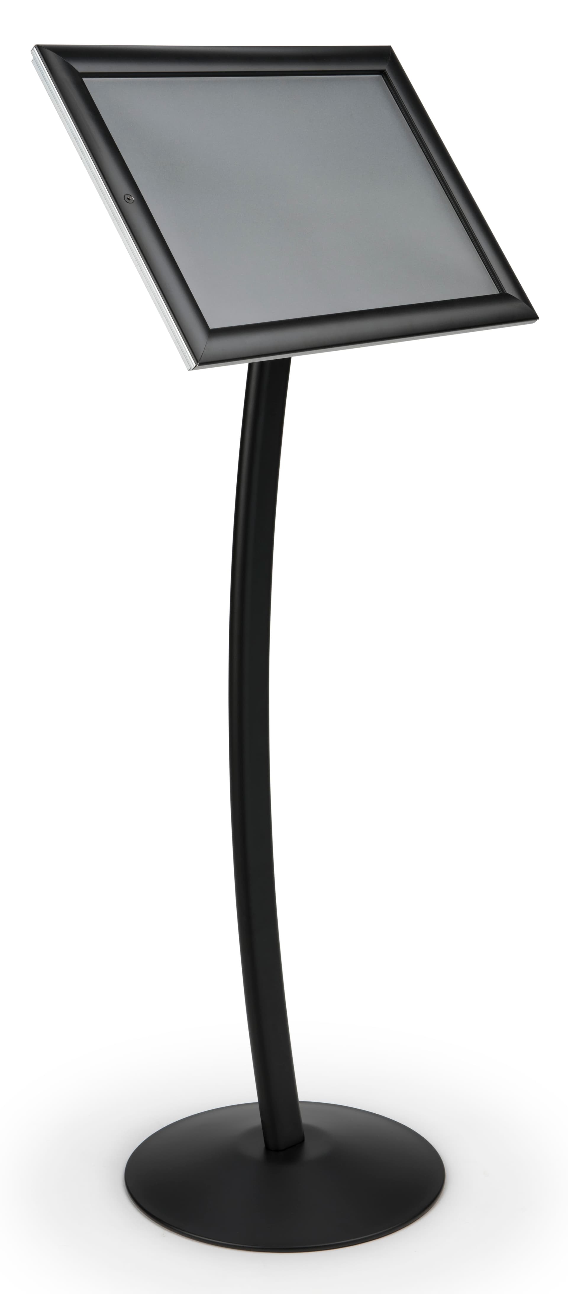 Outdoor Sign Pedestal with Aluminum Frame