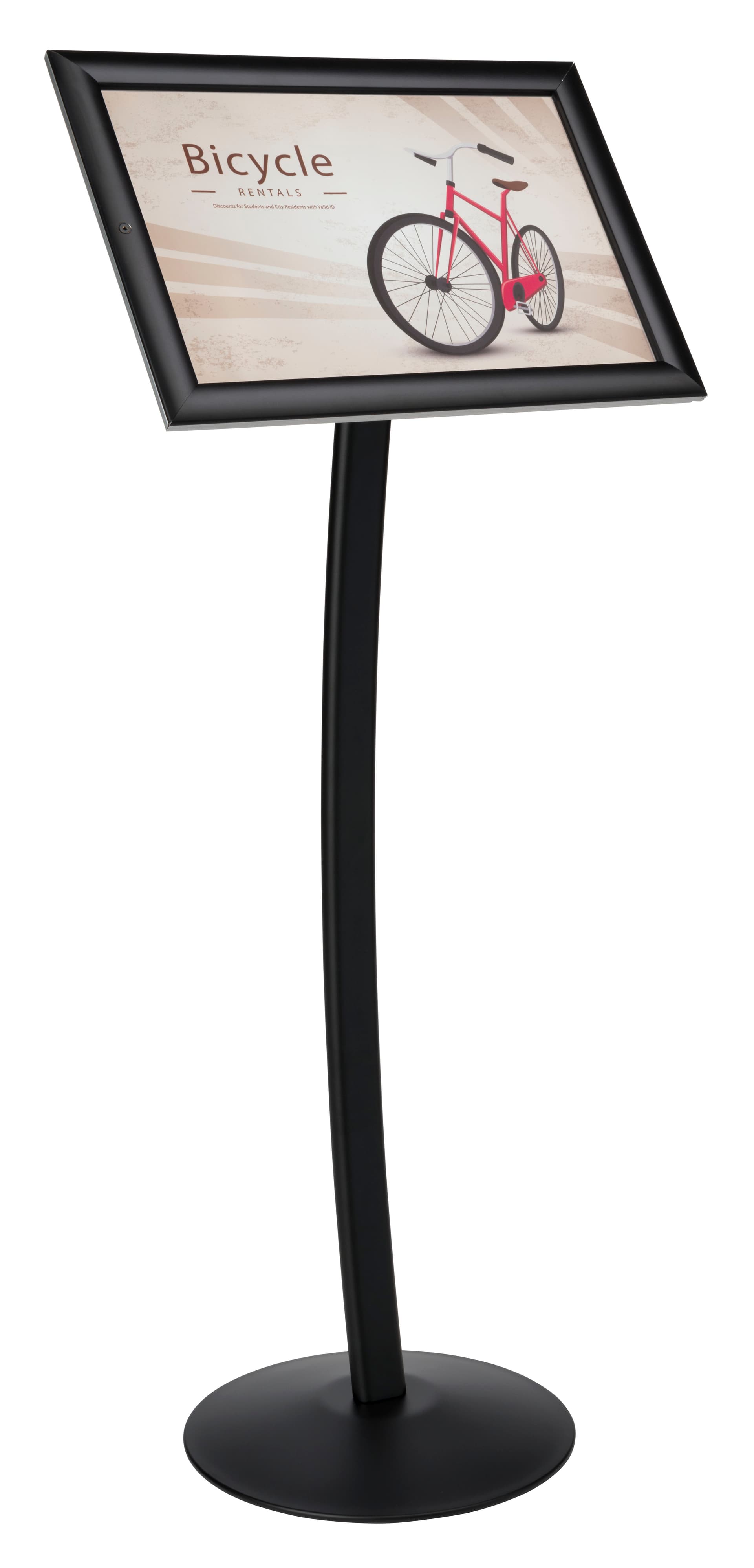 Outdoor Sign Pedestal for 17" x 11" Posters
