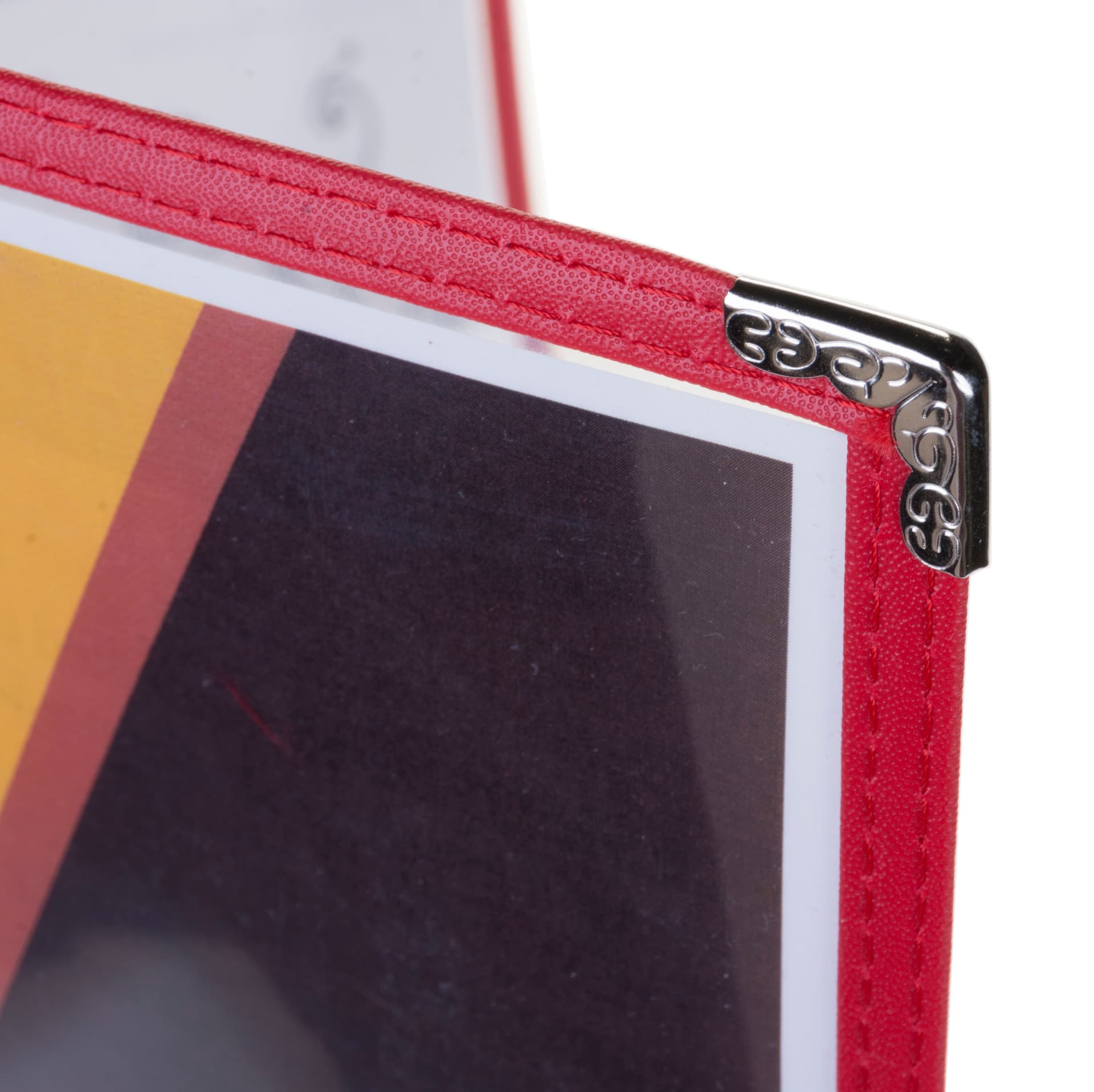 Red 8.5” x 11” (3) Page Restaurant Menu Covers with Corner Protectors