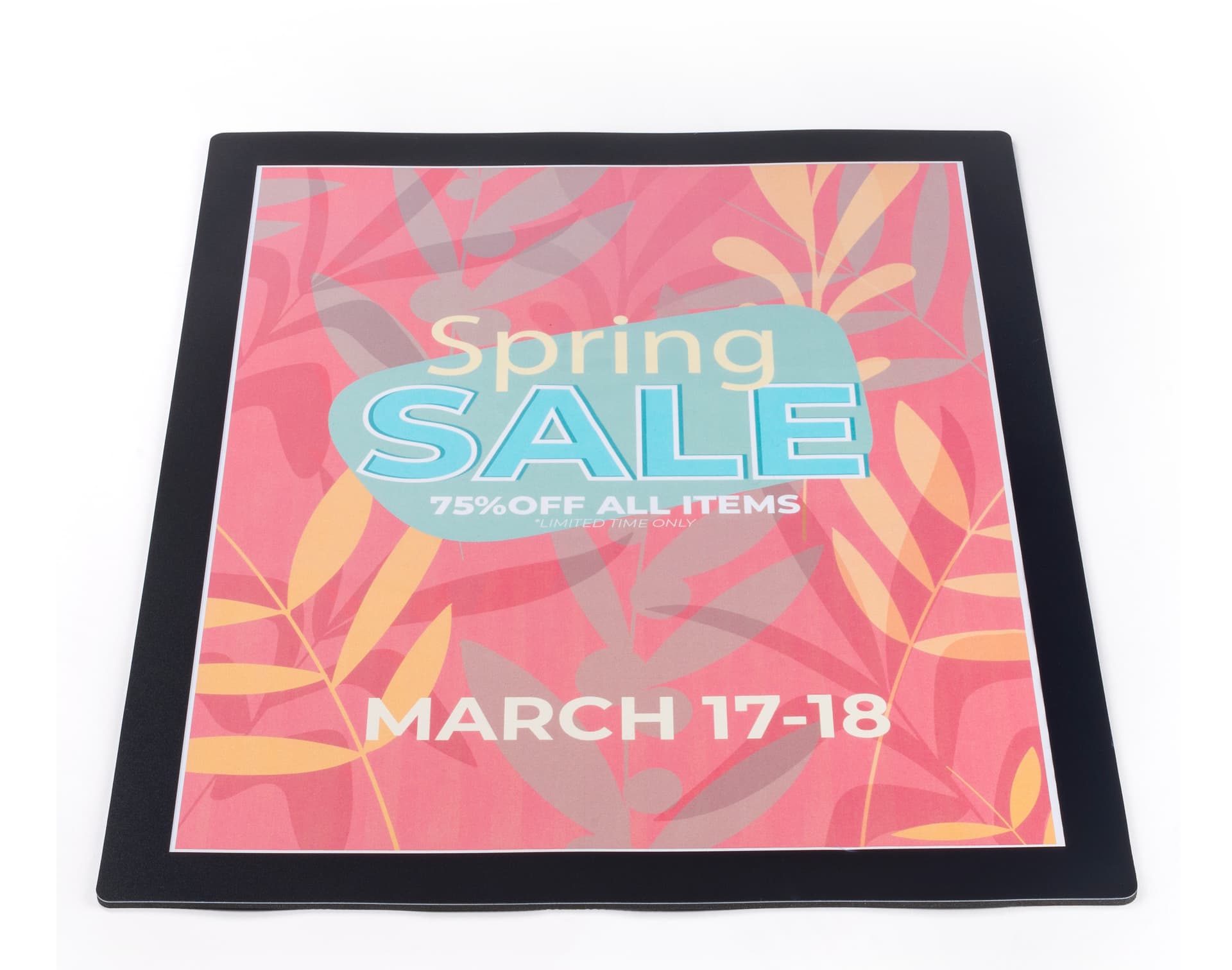 Changeable 16 x 20 Store Counter Mat