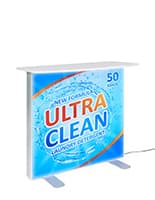 43.5 inch x 40.5 inch lightbox pop up counter