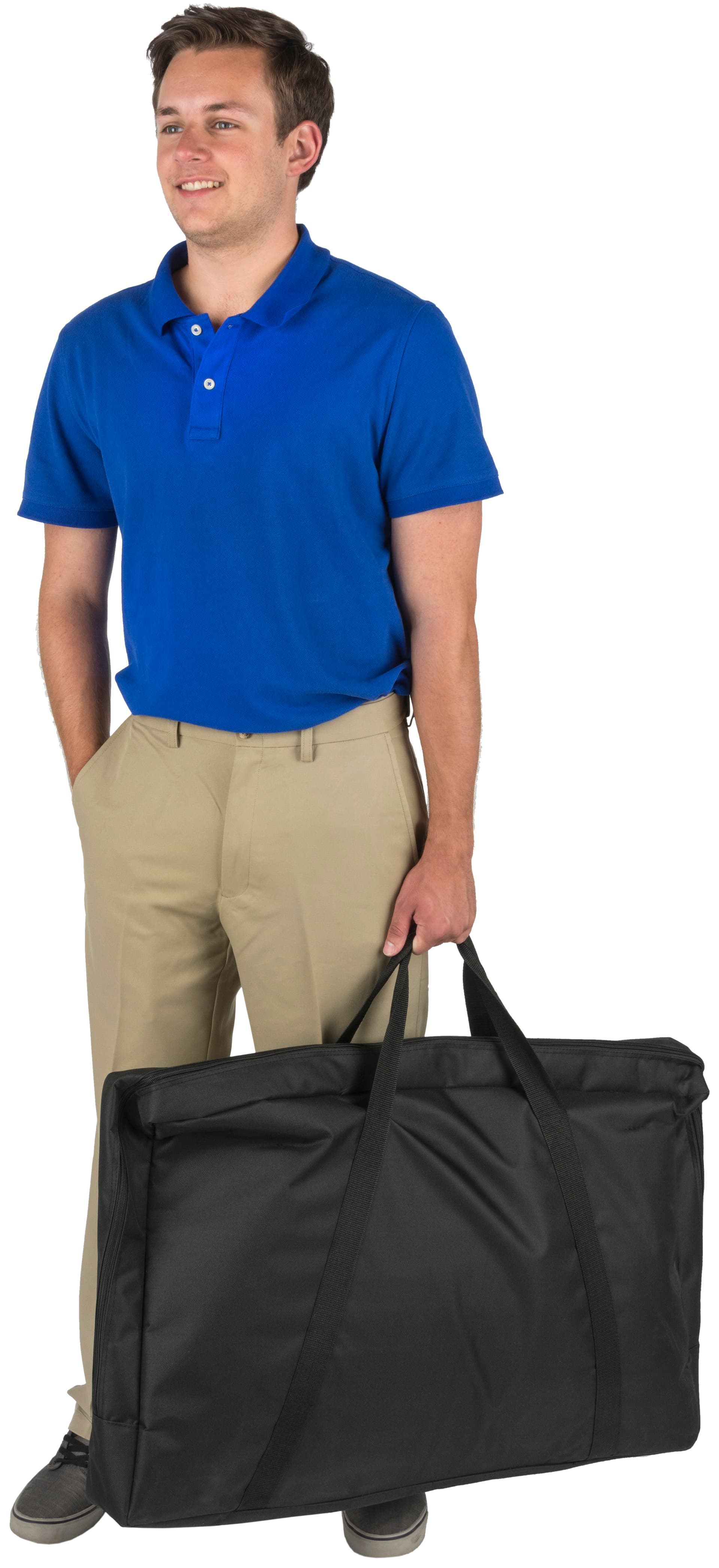 Exhibit Counter With Hook and Loop Panel Includes Carrying Bag