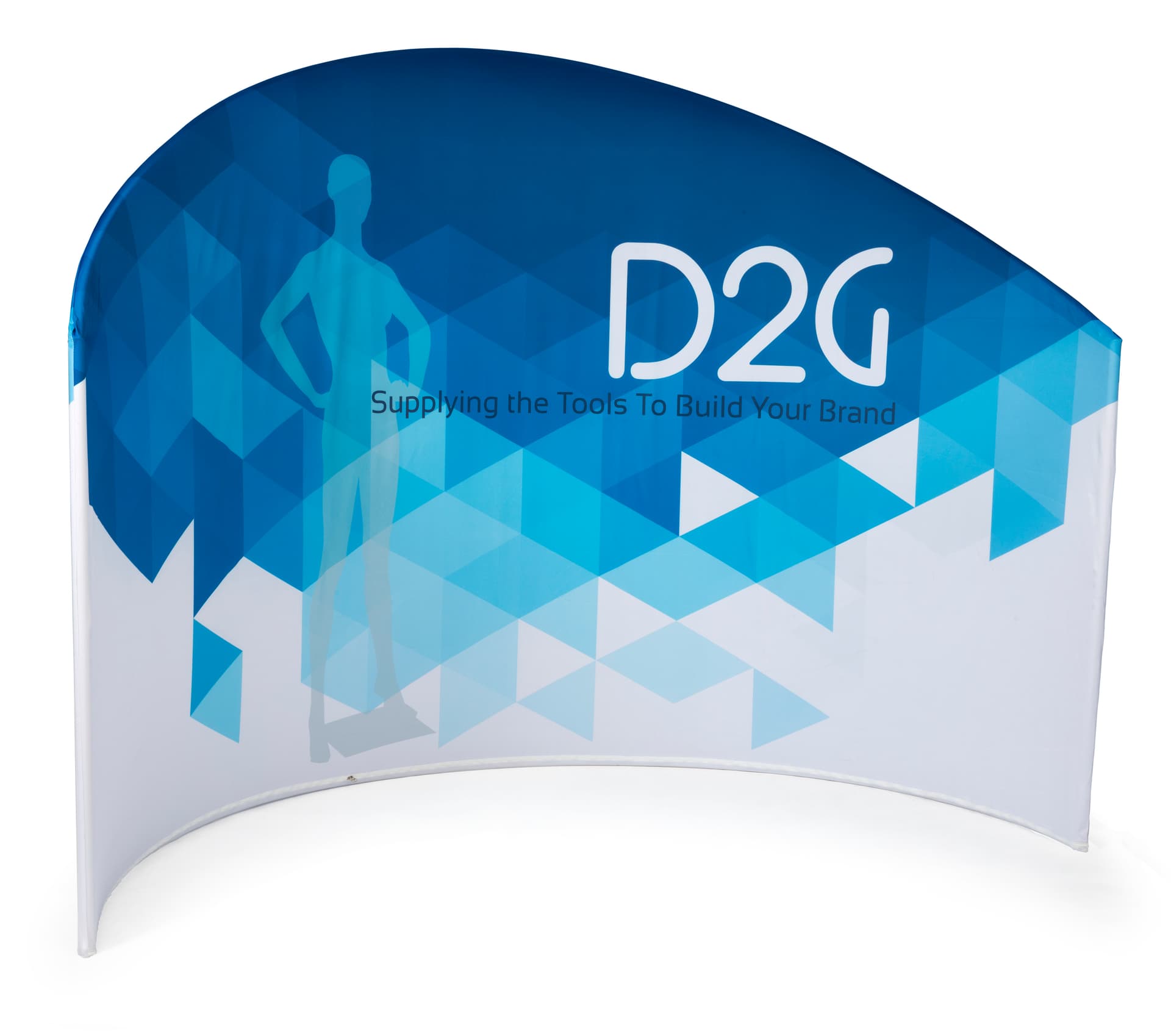 Trade Show Privacy Wall with Double Sided Graphics