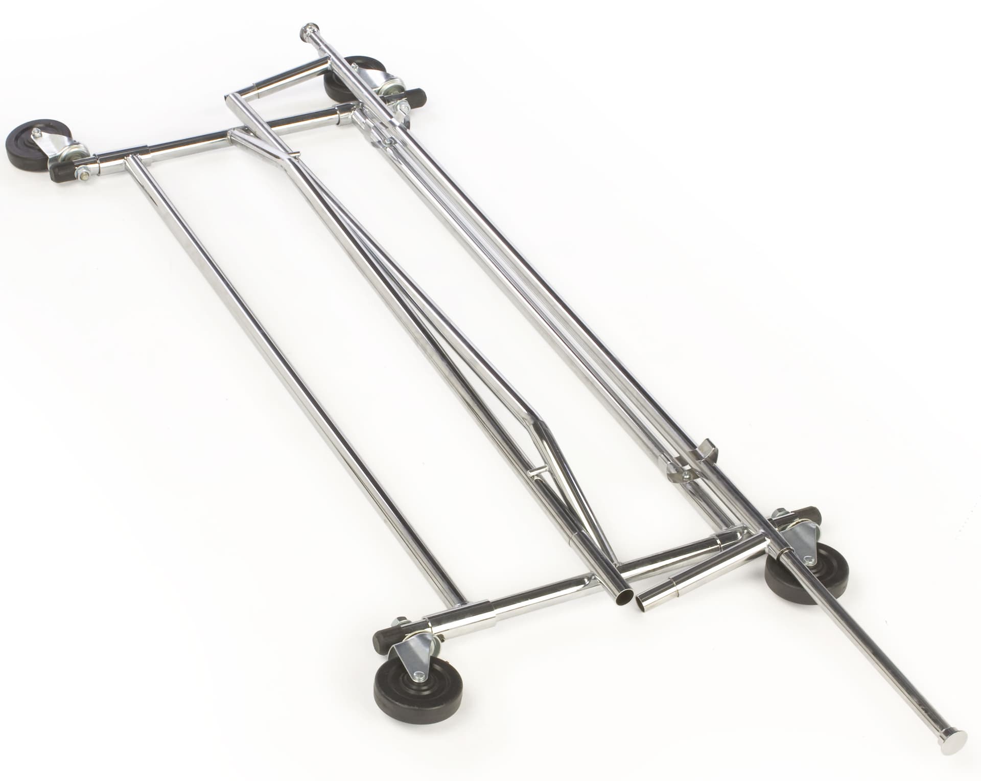 Rolling Rack Is Collapsible For Storage