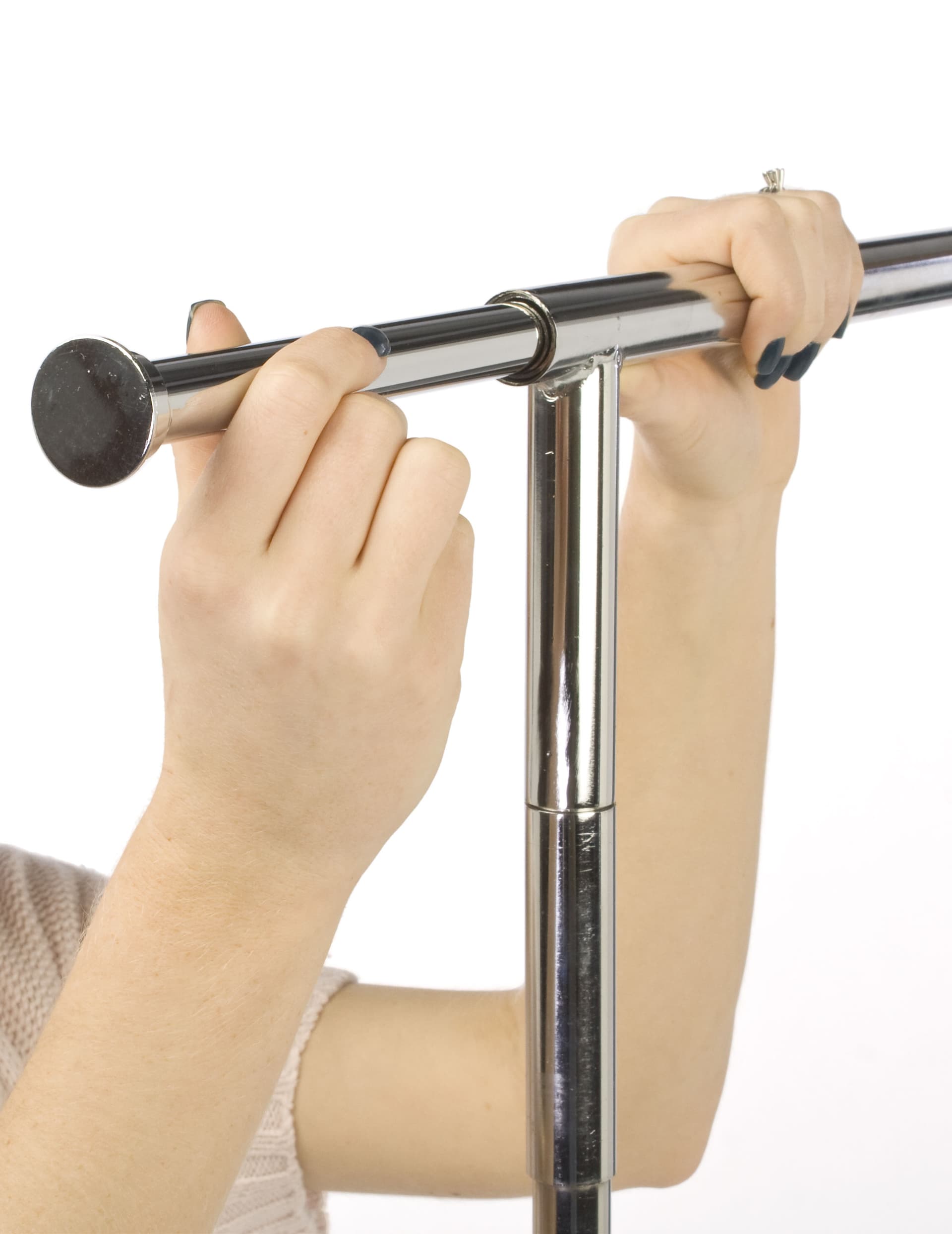 Rolling Rack Is Collapsible For Storage