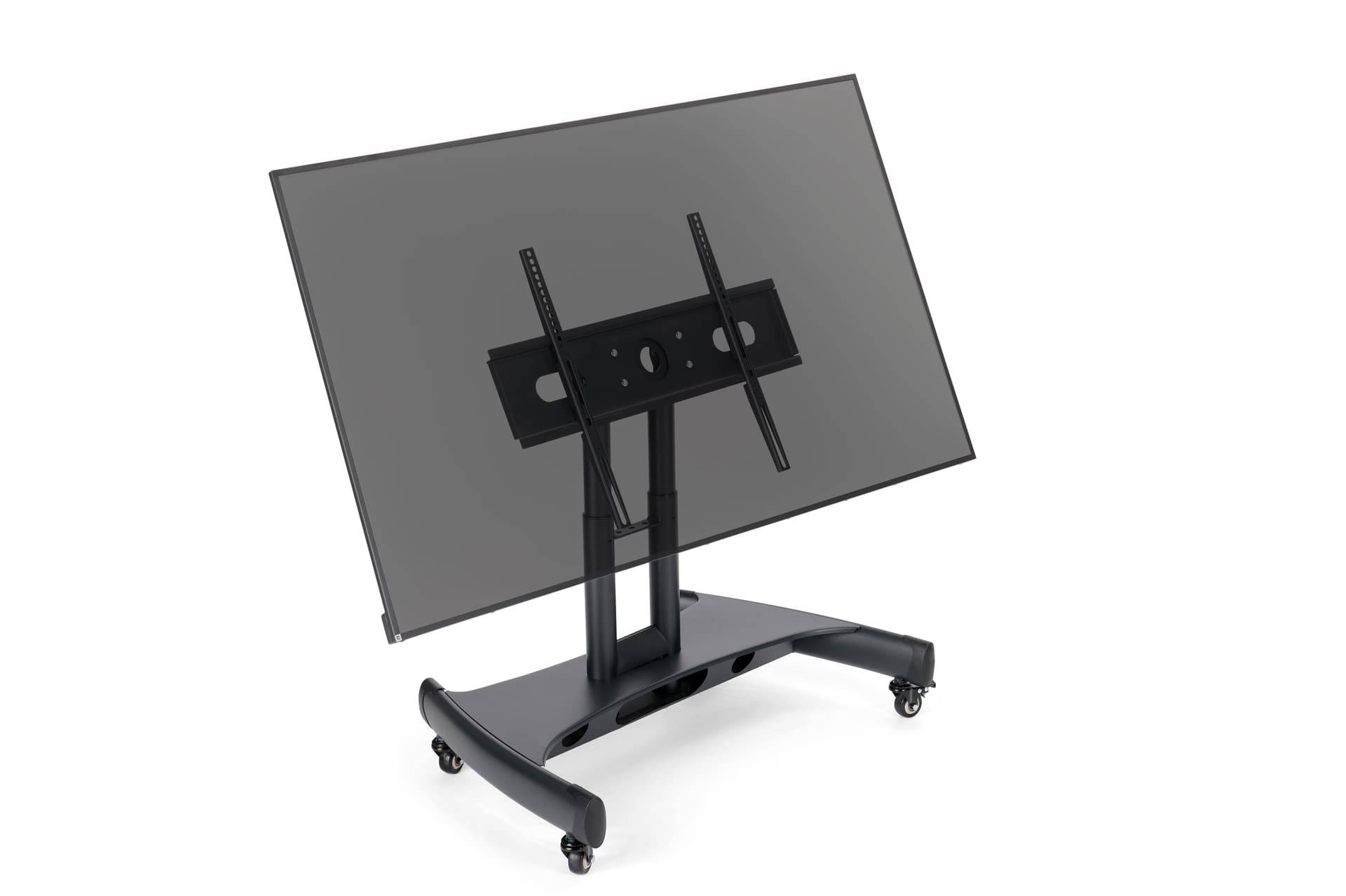 Confidence monitor stand with wheels